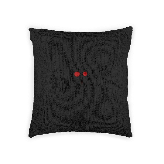 Retro Mothman Eating Soup Cryptid 90s Woven Pillows