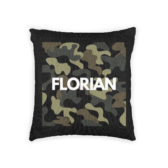 Florian Name Woven Pillows Men Good Quality Camouflage