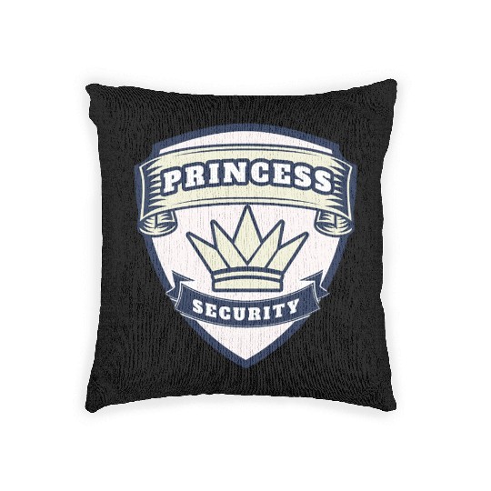 princess security birthday Woven Pillows