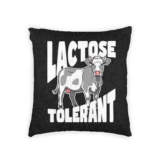 Lactose Tolerant – Built Different Woven Pillows