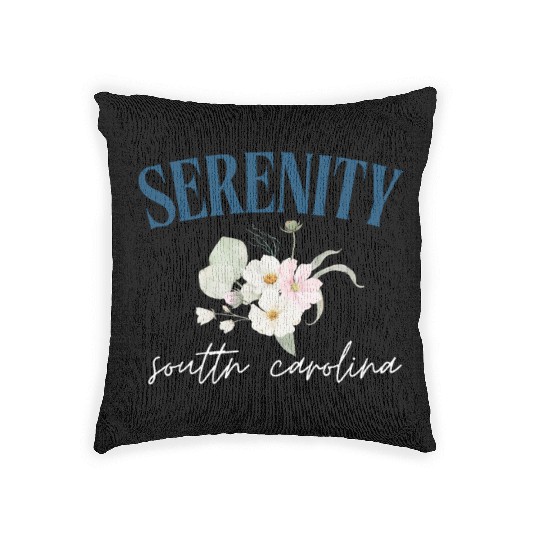 Serenity, SC Raglan Baseball Woven Pillows