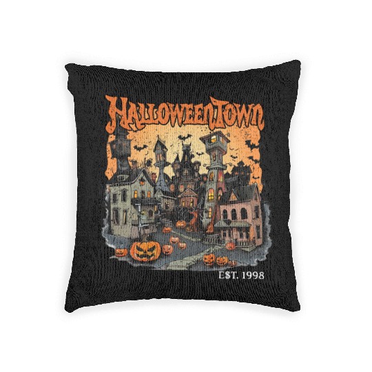 Halloween Town Woven Pillows