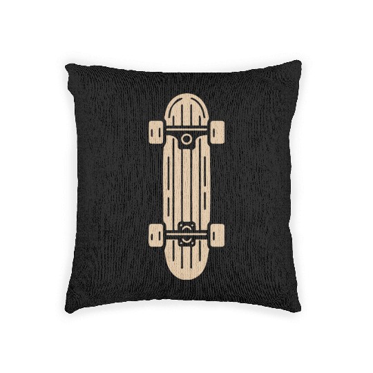 Skateboard Woven Pillows