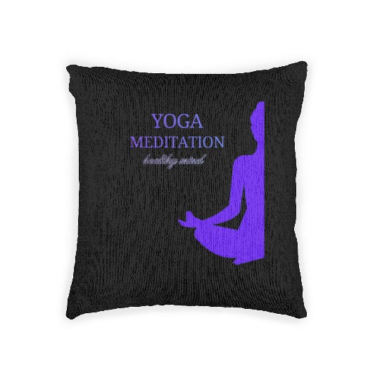 Yoga and Inner Balance Woven Pillows