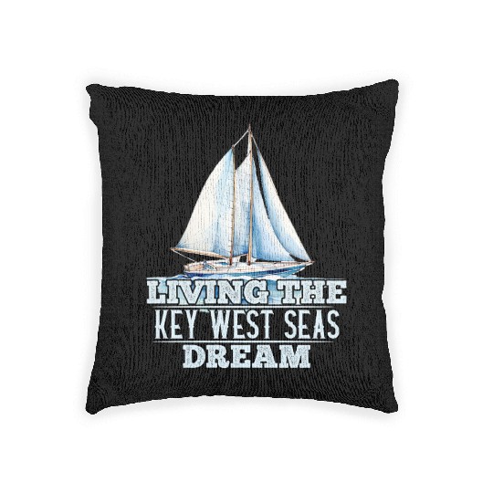 Florida Sunshine-State LIVING THE KEY-WEST SEAS Woven Pillows