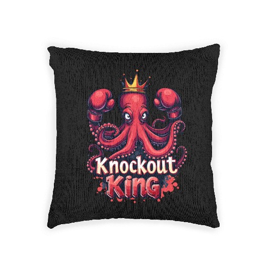 The Ultimate Knockout – Octopus Edition Woven Pillows