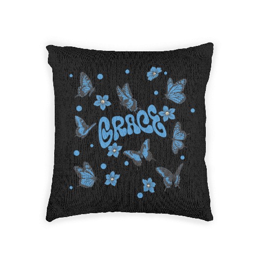 By His Grace Christian Catholic Woven Pillows