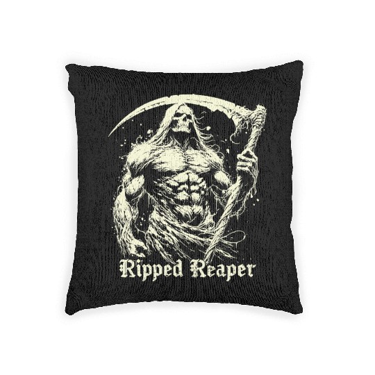 Ripped Reaper Woven Pillows