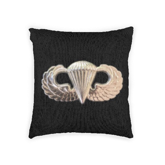 Airborne Wings gift for your favorite veteran. Woven Pillows