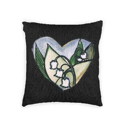 Lily of the Valley Woven Pillows