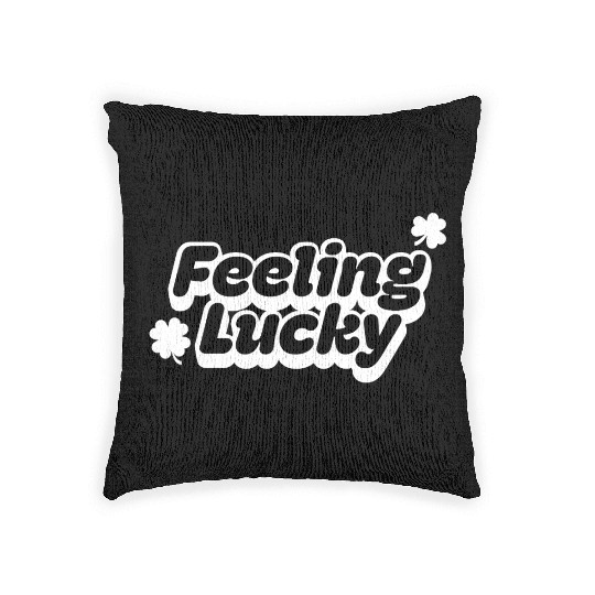 Feeling Lucky for St. Patrick's Day Woven Pillows