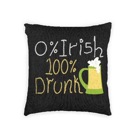 Funny St Patricks Day Woven Pillows - irish humor