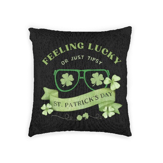 Feeling Lucky or Just Tipsy – St. Patrick’s Day Woven Pillows