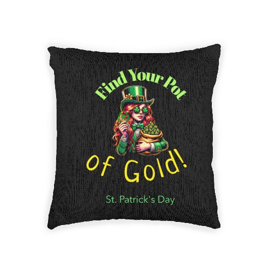 Find Your Pot of Gold Woven Pillows