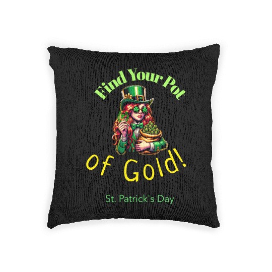 Find Your Pot of Gold Woven Pillows
