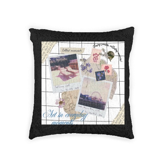 "Chasing Sunrises, Collecting Memories" Tote Bag Woven Pillows