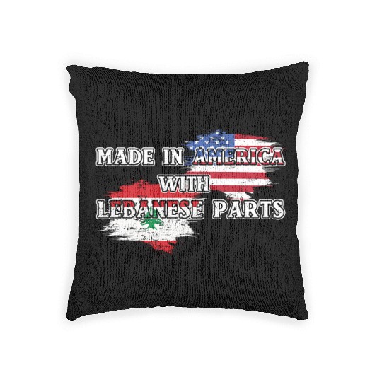 Made In America With Lebanese Parts US Woven Pillows