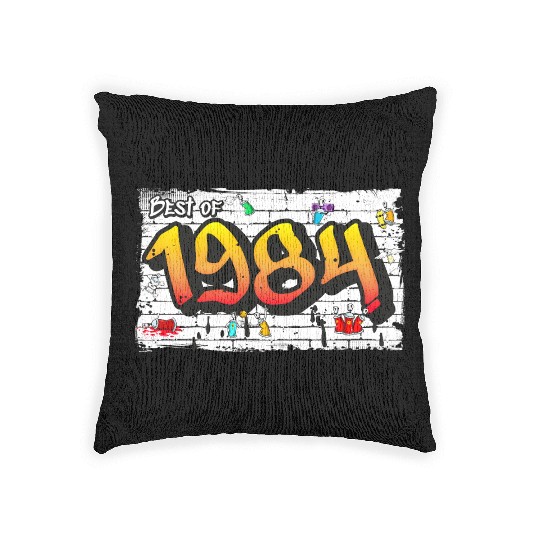 Best of 1984 Graffiti – 41 Years of Streetwise Woven Pillows