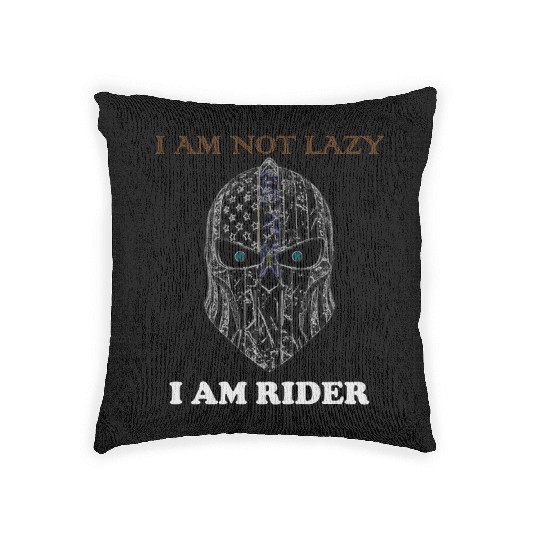 sparta Grunge Gothic Skull Woven Pillows