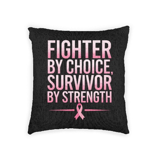 Cancer Survivor Chemotherapy Chemo Beat Cancer Woven Pillows