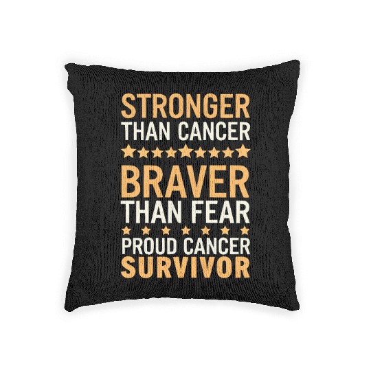 Cancer Survivor Chemotherapy Chemo Beat Cancer Woven Pillows
