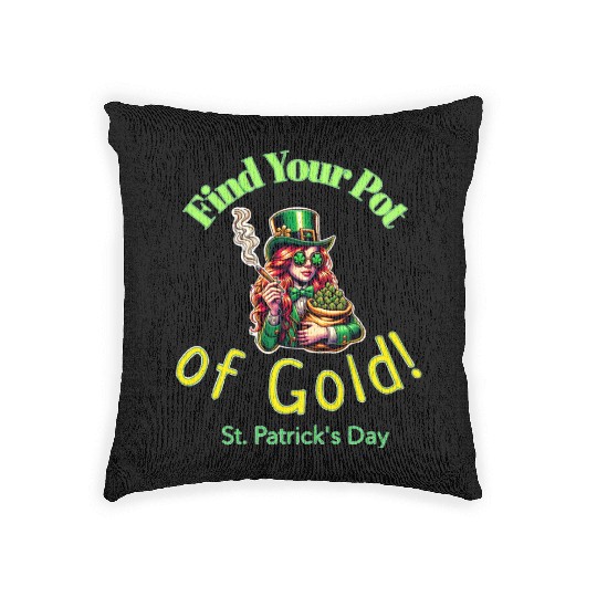 Find Your Pot Of Gold. Woven Pillows