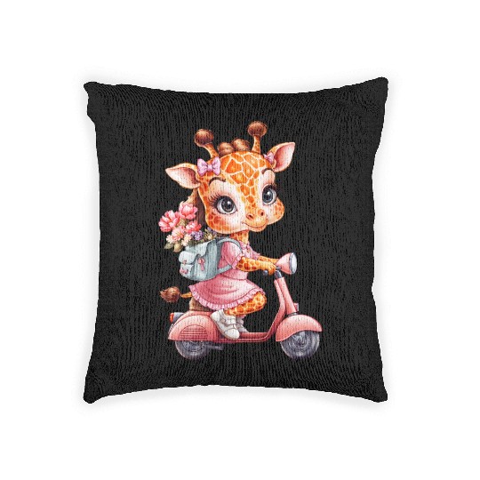 Giraffe Woven Pillows