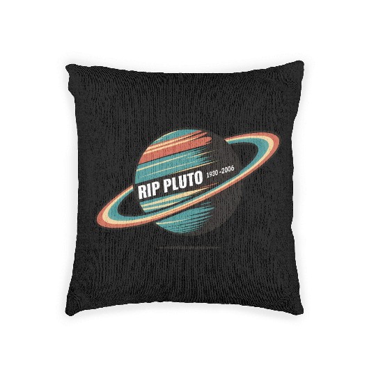 RIP Pluto Woven Pillows