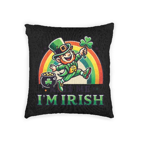 St. Patrick's Day Kiss Me I'm Irish Woven Pillows