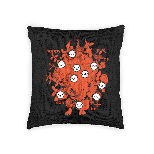 Joyful Expressions Floral Design Woven Pillows