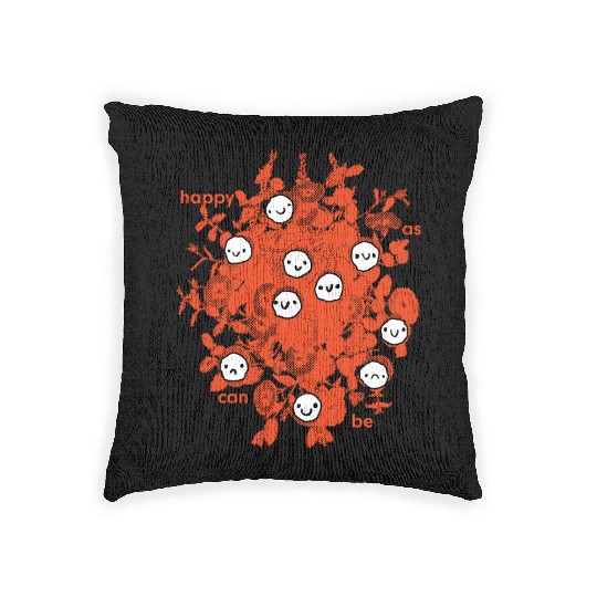 Joyful Expressions Floral Design Woven Pillows