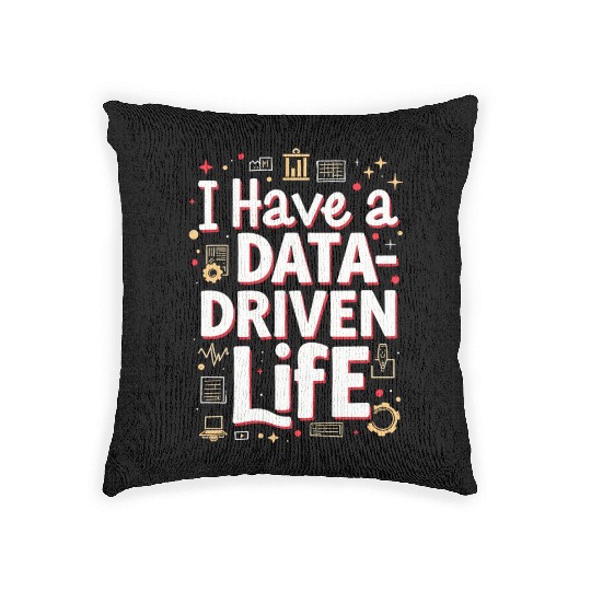 Data Analyst Big Data Specialist Business Woven Pillows