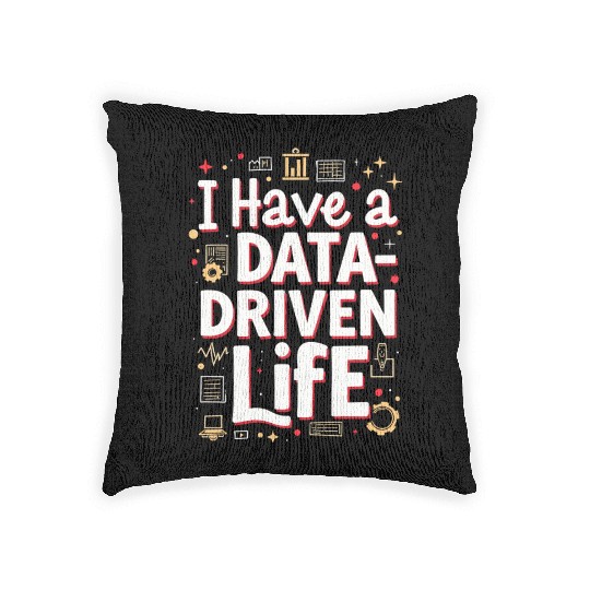 Data Analyst Big Data Specialist Business Woven Pillows