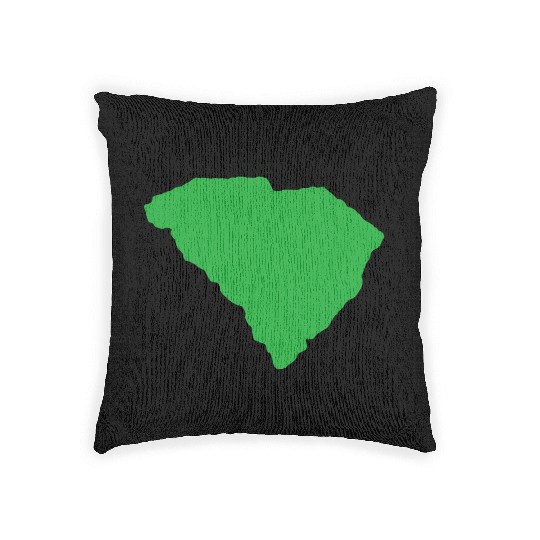 Raised On BBQ, Grits, and Sweet Tea South Carolina Woven Pillows