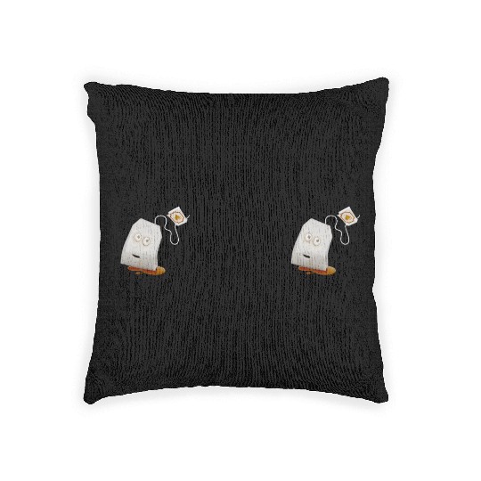 T-Force Tea Bag Panorama - Gold/ Brown Woven Pillows