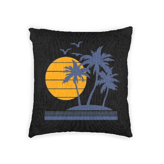 Beach Spring Break 2026 2k26 Summer Matching Group Woven Pillows