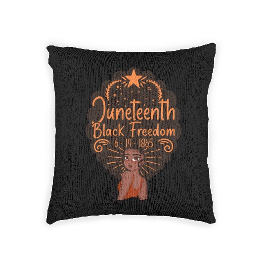 Juneteenth Celebrations - Black Women Woven Pillows