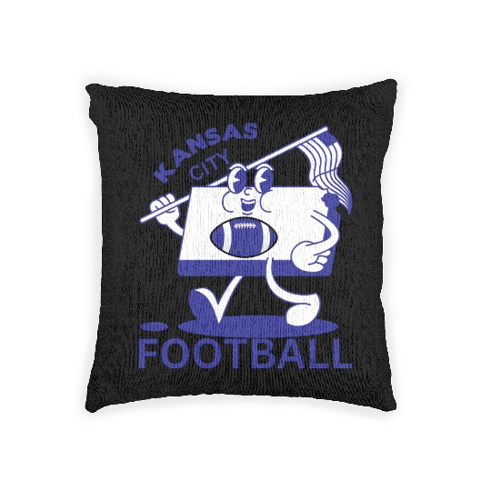 Kansas City Football Woven Pillows