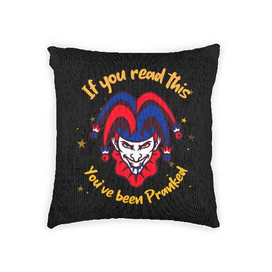 April 1st Prank Woven Pillows Unisex Woven Pillows | Fun Gift