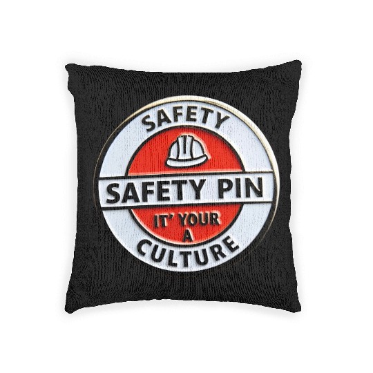Safety Pin Woven Pillows