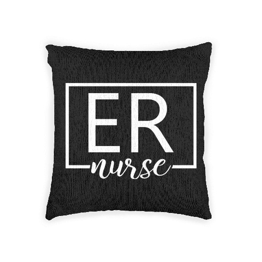Er Nurse Emergency Room Nurse Woven Pillows