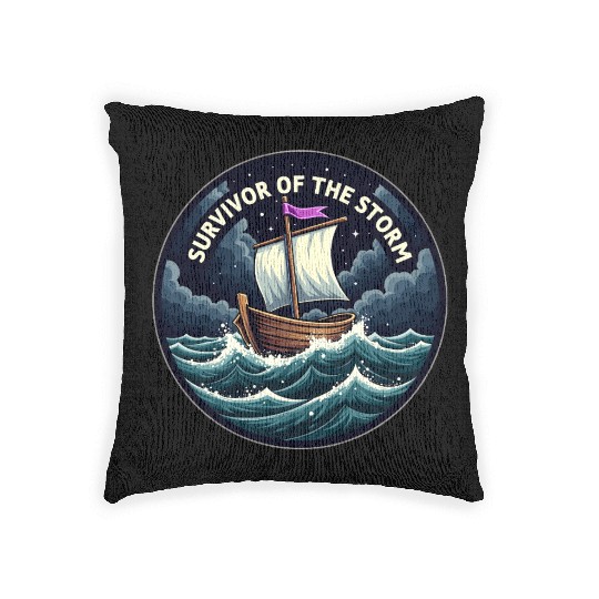 Survivor of the Storm Woven Pillows