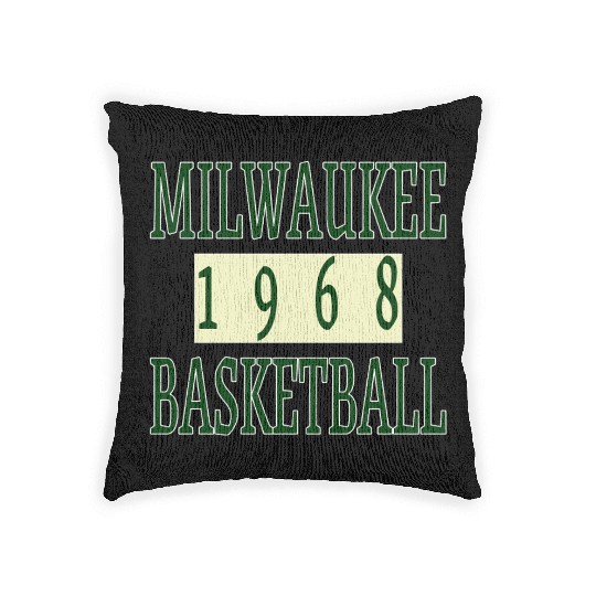 Milwaukee Basketball 1968 Classic Woven Pillows