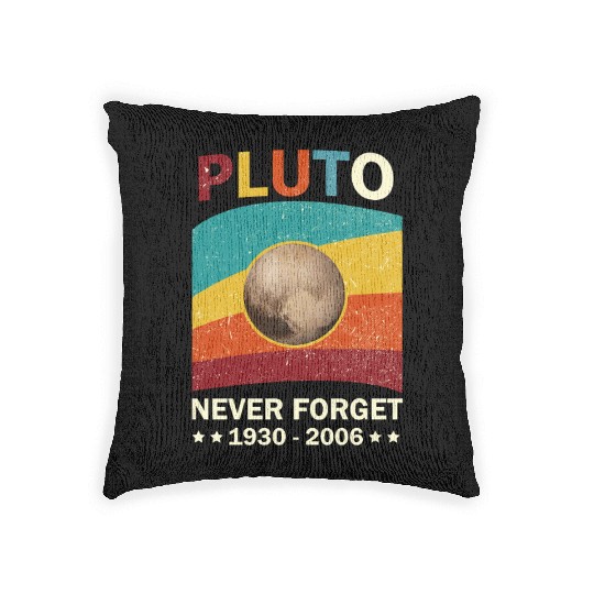 Pluto Never Forget Tribute 1930-2006 Woven Pillows