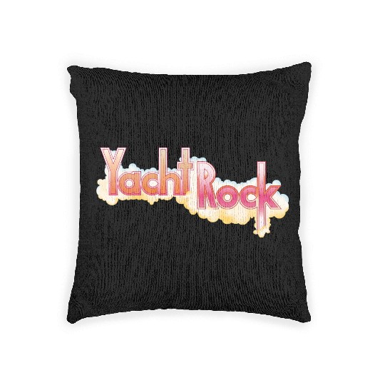 Yacht Rock Party Boat Drinking Woven Pillows Vintage 70s