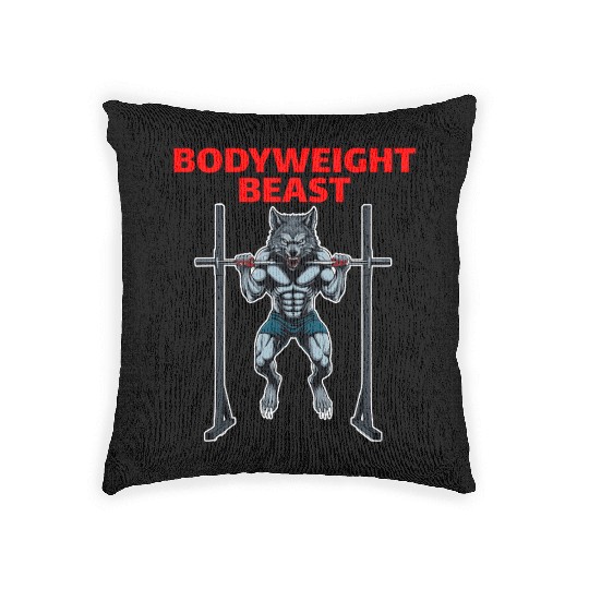 Bodyweight Beast Woven Pillows