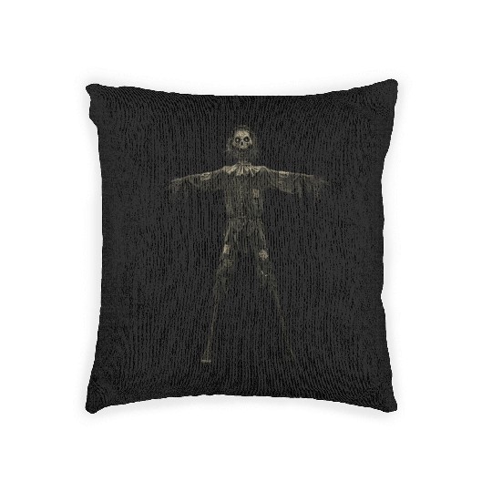 Scary Scarecrow Woven Pillows