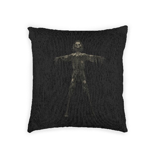 Scary Scarecrow Woven Pillows