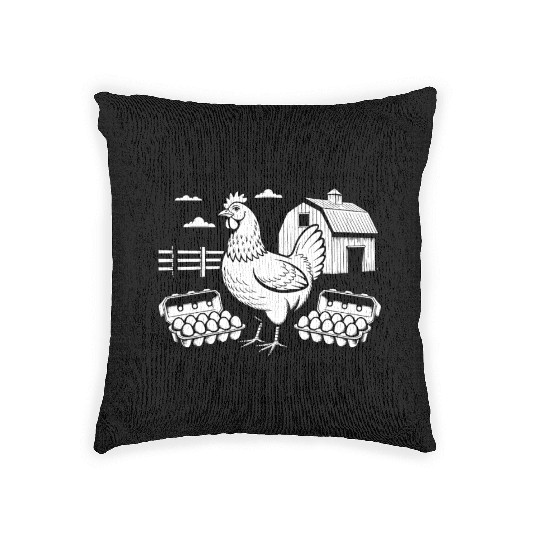 Local Egg Dealer Easter Sunday Easter Egg Hunt Woven Pillows