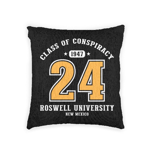 Roswell University | Class of Conspiracy Woven Pillows